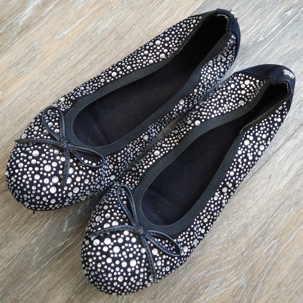 STUART WEITZMAN rhinestone ballet flats fannie crystal 4